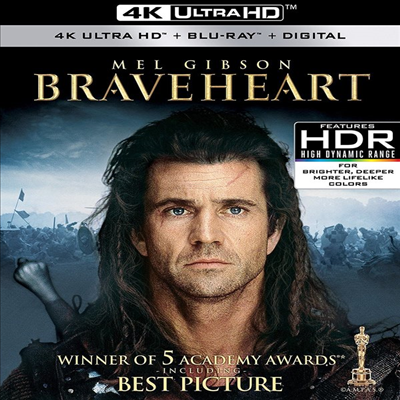 Braveheart (브레이브하트) (1995) (한글무자막)(4K Ultra HD + Blu-ray + Digital)
