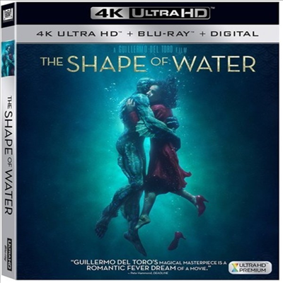 The Shape Of Water (셰이프 오브 워터: 사랑의 모양) (2017) (한글무자막)(4K Ultra HD + Blu-ray + Digital)