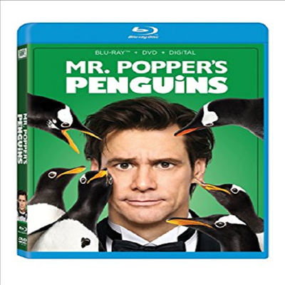 Mr Popper's Penguins (파퍼씨네 펭귄들)(한글무자막)(Blu-ray+DVD)