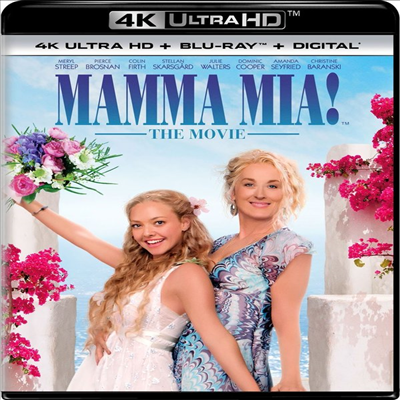 Mamma Mia: The Movie: 10th Anniversary Edition (맘마 미아!) (2008) (한글무자막)(4K Ultra HD + Blu-ray + Digital)