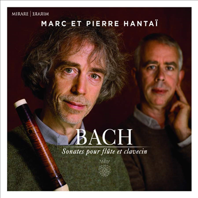 바흐: 플루트와 하프시코드를 위한 소나타 (Bach: Sonatas for Flute and Harpsichord)(CD) - Marc Hantai