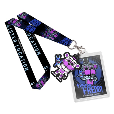 Funko - (펀코)Funko Lanyard: Five Nights At Freddy&#39;s Sister Location - Funtime (파이브나이츠엣프레디)(프레디의 피자가게 피규어 나이트메어)