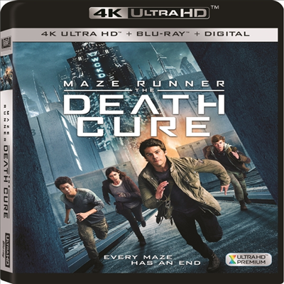 Maze Runner: The Death Cure (메이즈 러너: 데스 큐어) (2017) (한글무자막)(4K Ultra HD + Blu-ray + Digital)