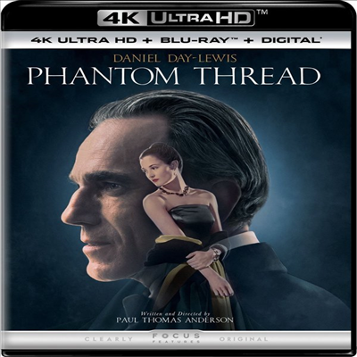 Phantom Thread (팬텀 스레드) (2017) (한글무자막)(4K Ultra HD + Blu-ray + Digital)