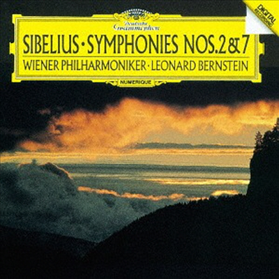 시벨리우스: 교향곡 2, 7번 (Sibelius: Symphonies Nos.2 &amp; 7) (SHM-CD)(일본반) - Leonard Bernstein