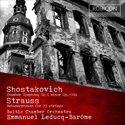 쇼스타코비치: 실내 교향곡 &amp; R.슈트라우스: 메타모르포젠 (Shostakovich: Chamber Symphony &amp; R.Strauss: Metamorphosen)(CD) - Emmanuel Leducq-Barome