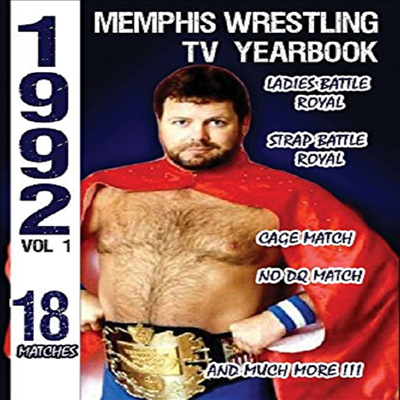 1992 Memphis Wrestling TV Yearbook Vol 1 (1922 멤피스 레슬링 이어북)(지역코드1)(한글무자막)(DVD)