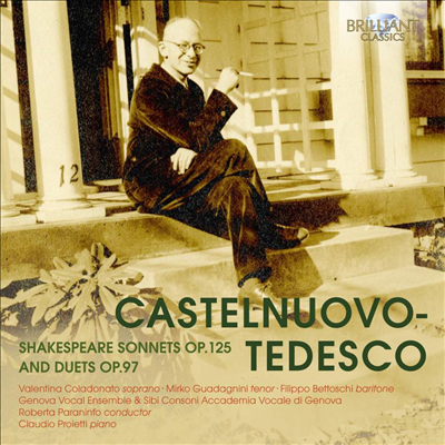 카스텔누오보-테데스코: 셰익스피어 소네트 Op.125 &amp; 듀엣 Op.97 (Castelnuovo?Tedesco: Shakespeare Sonnets &amp; Duets) (2CD) - Roberta Paraninfo