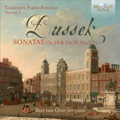 두섹: 피아노 소나타 - 포르테 피아노 (Dussek: Piano Sonata - Fortepiano)(CD) - Bart van Oort