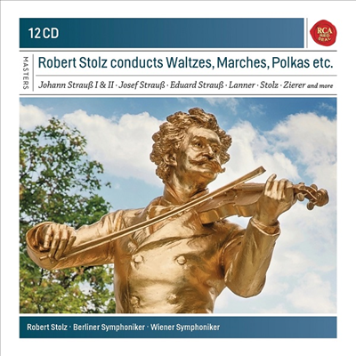 로버트 스톨츠가 지휘하는 왈츠, 폴카와 행진곡 (Robert Stolz Conducts Waltzes, Marches &amp; Polkas) (12CD Boxset) - Robert Stolz