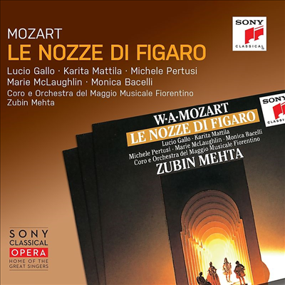 모차르트: 오페라 &#39;피가로의 결혼&#39; (Mozart: Opera &#39;Le nozze di Figaro&#39;, K492) (3CD) - Zubin Mehta