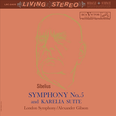 시벨리우스: 교향곡 5번 & 카렐리아 모음곡 (Sibelius: Symphony No.5 & Karelia Suite) (200g)(LP) - Alexander Gibson