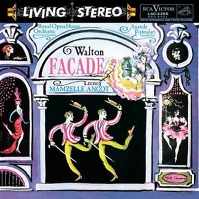 월톤: 파사드 모음곡 & 르코크: 발레 모음곡 '앙고 아가씨' (Walton : Facade Suites & Lecocq: Mamzelle Angot Suites) (200g)(LP) - Anatole Fistoulari