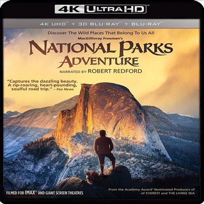 IMAX: National Parks Adventure (아메리카 와일드) (2016) (한글무자막)(4K Ultra HD + 3D Blu-ray + Blu-ray)