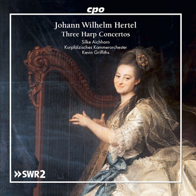 헤르텔: 하프 협주곡집 (Hertel: Three Harp Concertos)(CD) - Kevin Griffiths