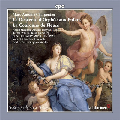 샤르팡티에: 지옥에 내려간 오르페 &amp; 화관 (Charpentier: La couronne de fleurs &amp; La descente d&#39;Orphee aux enfers)(CD) - Stephen Stubbs
