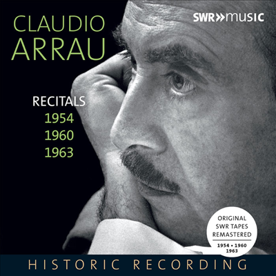 아라우 - 1954, 60 & 63년 리사이틀 녹음집 (Claudio Arrau - Recitals 1954, 1960 & 1963) (5CD) - Claudio Arrau
