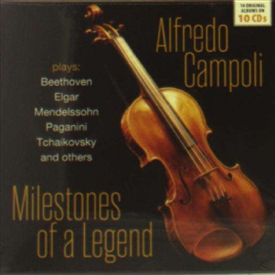 알프레도 캄폴리 - 전설의 녹음집 (Alfredo Campoli - Milestones Of A Legend) (10CD Boxset) - Alfredo Campoli