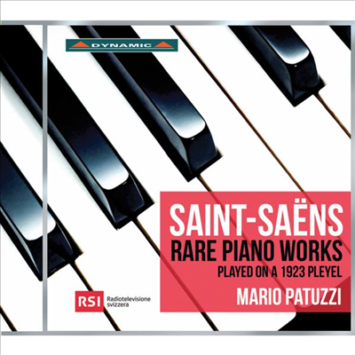 생상스: 희귀 피아노 작품집 (Saint-Saens: Rare Piano Works, played on a 1923 Pleyel)(CD) - Mario Patuzzi