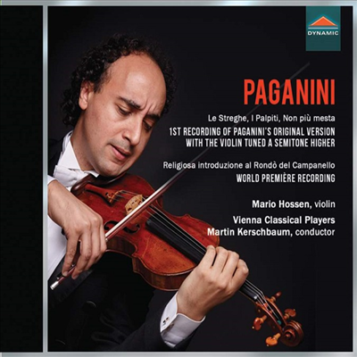 파가니니: 바이올린과 관현악을 위한 작품집 (Paganini: Works for Violin and Orchestral)(CD) - Mario Hossen