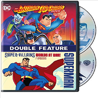 Batman-Superman Movie / Super Villains: Worlds At War (배트맨 슈퍼맨 무비 / 슈퍼 빌런스)(지역코드1)(한글무자막)(DVD)