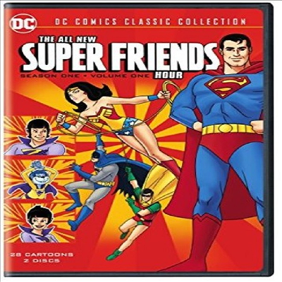 All-New Super Friends Hour: Season 1 Volume 1 (올 뉴 슈퍼 프렌즈 아워 : 시즌 1 볼륨 1)(지역코드1)(한글무자막)(DVD)