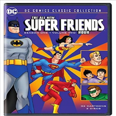 All New Super Friends Hour: Season 1 Vol 2 (올 뉴 슈퍼 프렌즈 아워 : 시즌 1 볼륨 2)(지역코드1)(한글무자막)(DVD)