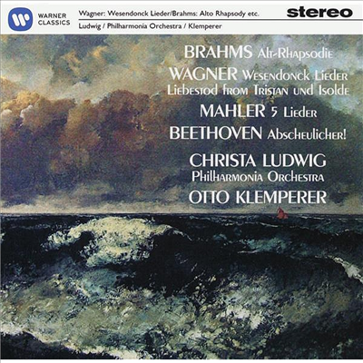 바그너: 베젠동크 가곡집 &amp; 브람스: 알토 랩소디 (Wagner: Wesendonck-Lieder &amp; Brahms: Alto Rhapsody, Op. 53)(CD) - Otto Klemperer