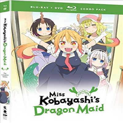 Miss Kobayashi's Dragon Maid: The Complete Series (코바야시네 메이드래곤)(한글무자막)(Blu-ray)