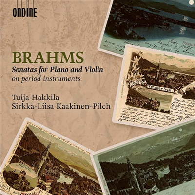 브람스: 바이올린 소나타 1 - 3번 (Brahms: Violin Sonatas Nos.1 -3 )(CD) - Tuija Hakkila