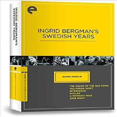 Criterion Coll: Ingrid Bergman&#39;s Swedish Years (잉그리드 버그만 컬렉션)(지역코드1)(한글무자막)(DVD)