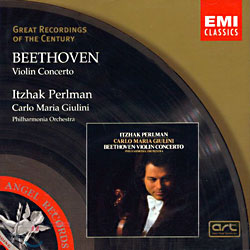 베토벤 : 바이올린 협주곡 - 이자크 펄만, 줄리니