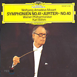 Mozart : Symphony No.40 & 41 Jupiter : Wiener PhilharmonikerㆍBohm