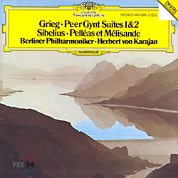 Grieg : Peer Gynt Suites 1&amp;2ㆍSibelius : Pelleas et MelisandeㆍBerlin Philharmonic / Karajan