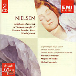 Nielsen : Symphonies Nos.5 & 6 etc. : Blomstedt Woldike Melos Ensemble