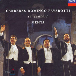 Jose Carreras / Placido Domingo / Luciano Pavarotti 쓰리 테너 인 콘서트 : 1990년 로마 월드컵 공연 25주년 기념 (3 tenors In Concert) [LP]