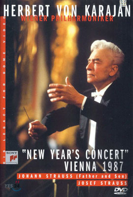 Herbert von Karajan 1987 빈 신년 음악회 (New Year&#39;s Concert 1987) 카라얀