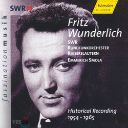 Fritz Wunderlich 프리츠 분덜리히 녹음집 (Historical Recording 1954-1965)