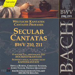 바흐 : 세속 칸타타 BWV 210, 211 - 헬무트 릴링