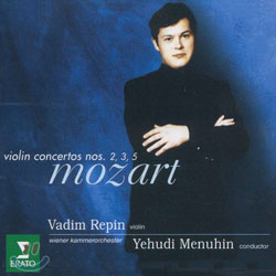Mozart : Violin Concerto No.2, 3, 5 : Vadim RepinㆍYehudi Menuhin