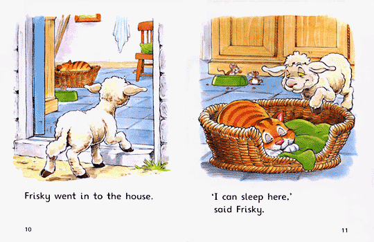 (Animalworld 3) Frisky wants to sleep / Frisky and the cat (paperback set)
