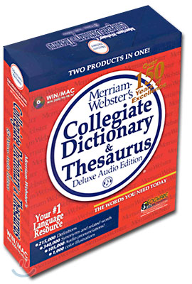 Merriam-Webster's Collegiate Dictionary & Thesaurus, Deluxe Audio Edition (CD-ROM)