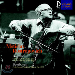 BrahmsㆍBeethoven : Cello Sonatas : Mstislav Rostropovich