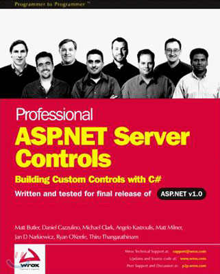 Professional ASP.NET Server Controls: Building Custom Controls with C#
