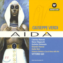 Verdi : Aida : Manciniㆍ FilippeschiㆍSimionatoㆍPaneraiㆍNeri : Vittorio Gui