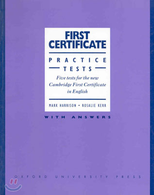 First Certificate