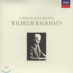 Wilhelm Backhaus - Carnegie Hall Recital