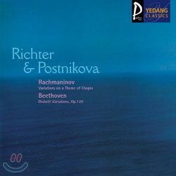 BeethovenㆍRachmaninov : Variations on a Theme of ChopinㆍDiabelli Variations: RichterㆍPostnikova