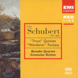 Schubert : Trout QuintetㆍWanderer Fantasy : RichterㆍBorodin Quartet