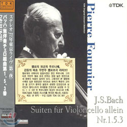 Bach : Cello Suites Nos.1, 5, 3 : Pierre Fournier